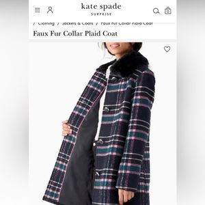Kate Spade Small Plaid Coat